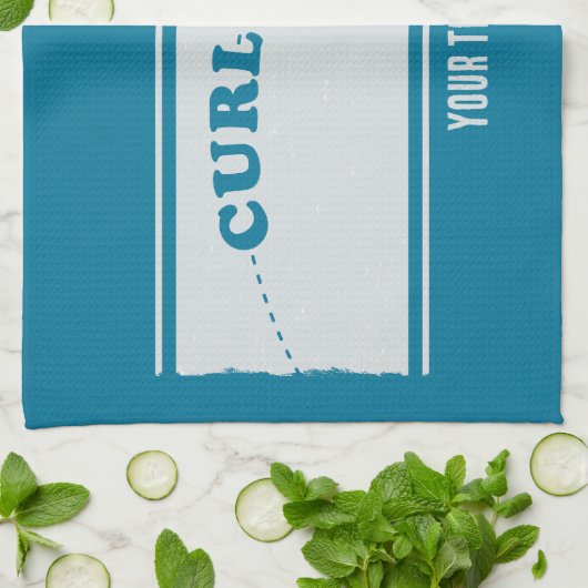 Curling sheet Curling stones Theedoek (Gevouwen)