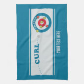 Curling sheet Curling stones Theedoek (Verticaal)