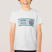 Curling sheet Curling stones Tri-Blend Shirt (Voorkant)