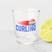 Curling Shot Glas (Voorkant)