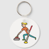 Curling Sleutelhanger (Achterkant)