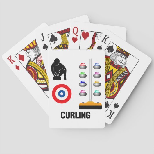 Curling speelkaarten (Achterkant)