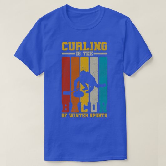 Curling spelers 2 t-shirt (Design voorkant)