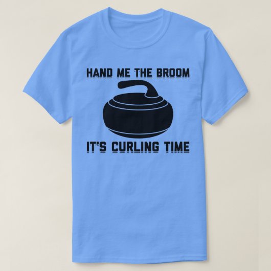 Curling spelers 4 t-shirt (Design voorkant)