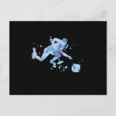 Curling Splash Briefkaart (Voorkant)