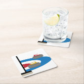 Curling Sport Kartonnen Onderzetters (Insitu)