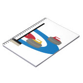 Curling Sport Notitieboek (Linkerzijde)
