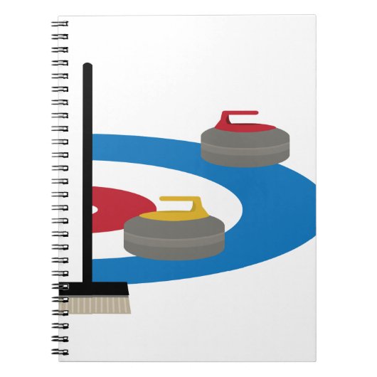 Curling Sport Notitieboek (Voorkant)