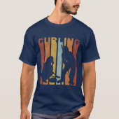 Curling Sport Retro T-Shirt (Voorkant)