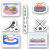 Curling Stickers (Voorkant)