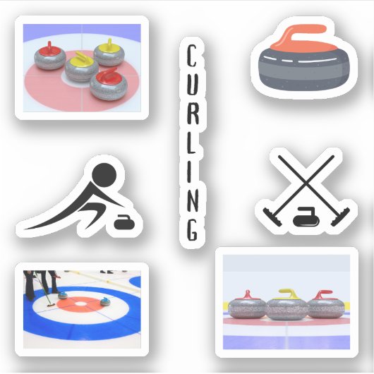 Curling Stickers (Voorkant)