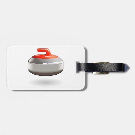 Curling Stone Bagagelabels (Achterkant horizontaal)