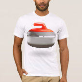 Curling Stone Mannen T-shirt (Voorkant)