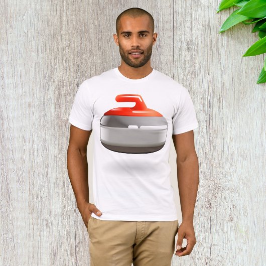 Curling Stone Mannen T-shirt