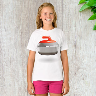 Curling Stone Meisjes T-shirt