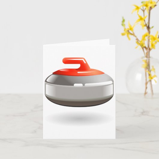 Curling Stone Note-kaarten Kaart (Gele Bloem)