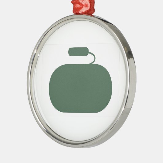 Curling Stone Ornament (Links)
