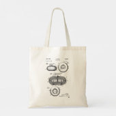 Curling Stone Patent Tote Bag (Achterkant)