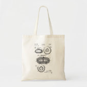 Curling Stone Patent Tote Bag (Voorkant)