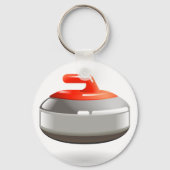 Curling Stone Sleutelhanger (Voorkant)