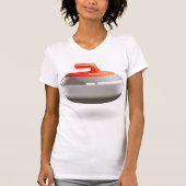 Curling Stone Vrouwen T-shirt (Voorkant)