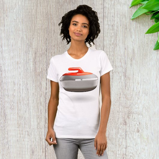 Curling Stone Vrouwen T-shirt