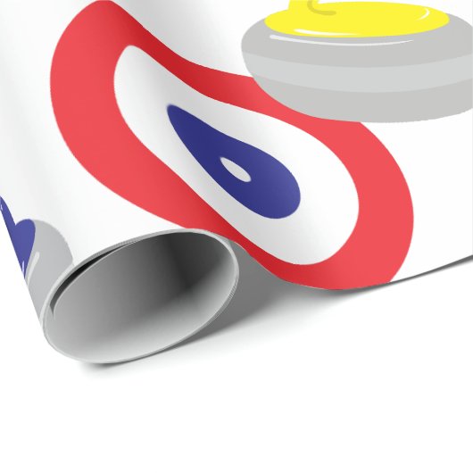 Curling Stones IJssport Cadeaupapier (Rol Hoek)