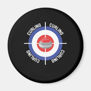 Curling Target Ice Chess Boules Shuffleboard Gift Magneet