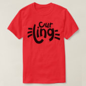 Curling Team 1 T-shirt (Design voorkant)