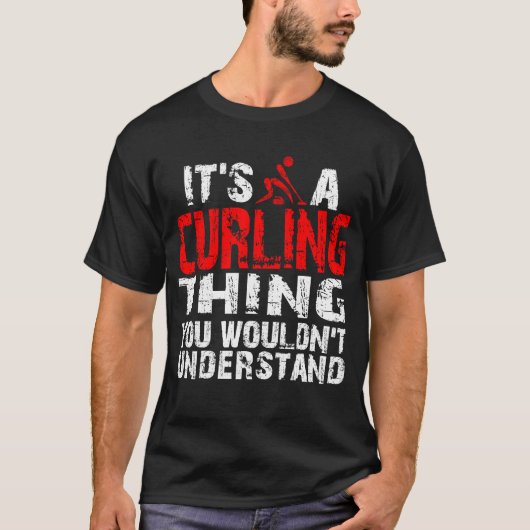 Curling Thding T-shirt (Voorkant)
