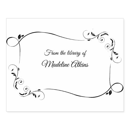  Curling Uit de bibliotheek van Rubberstempel (Afrduk)