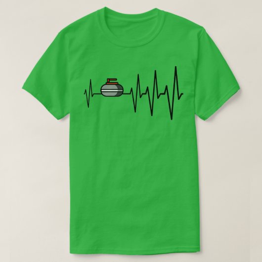 Curling verhoogt mijn pols t-shirt (Design voorkant)
