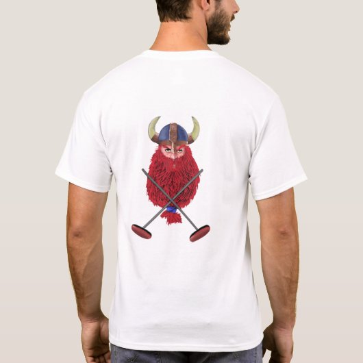 Curling Vikings T-shirt (Achterkant)