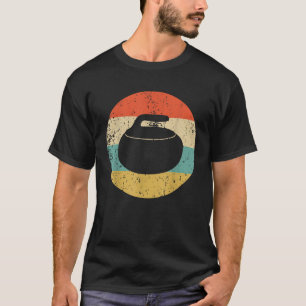 Curling Vintage Retro Curling Steen T-shirt