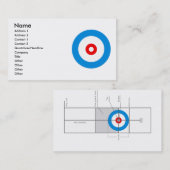 Curling Visitekaartje (Voorkant / Achterkant)