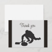 Curling Vrijwillige Helper Bedankt (Voorkant / Achterkant)