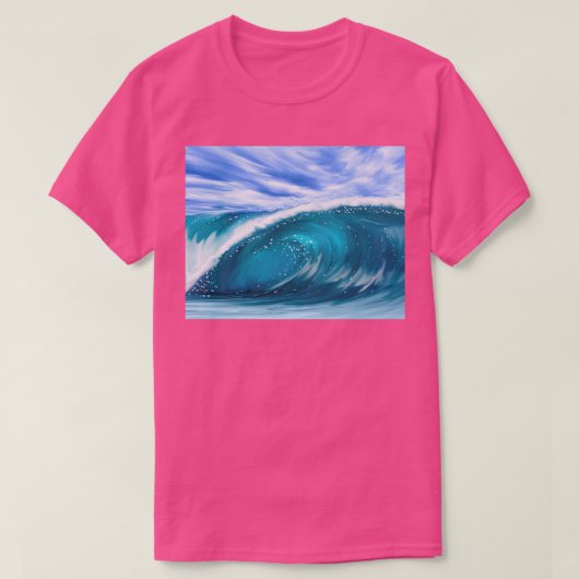 Curling Wave 2 T-shirt (Design voorkant)