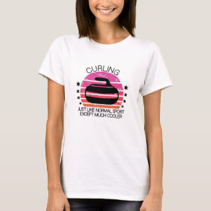 Curling women t-shirt