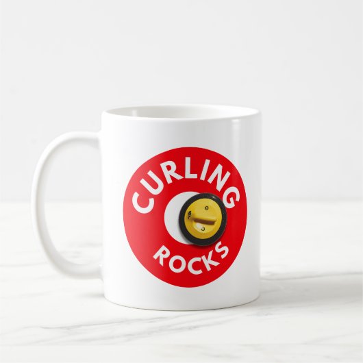 Curlingstenen Koffiemok (Links)
