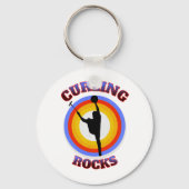 Curlingstenen Sleutelhanger (Voorkant)