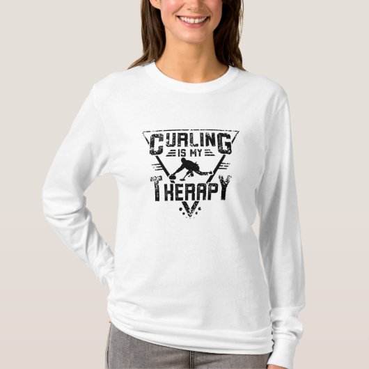 Curlingtherapie T-shirt (Voorkant)