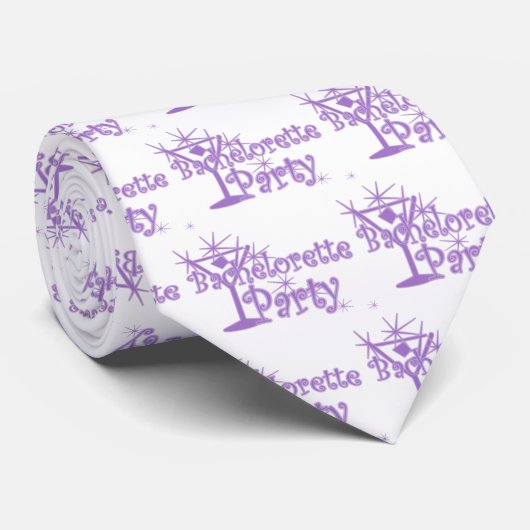 CurlMartiBachettePpurp Stropdas (Opgerold)