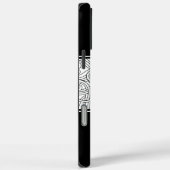 Curls Design Black en White Case-Mate iPhone Case (Achterkant / Rechts)