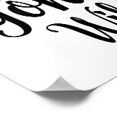 Curls Gone Wild Curly Hair Don't Care Poster (Hoek)