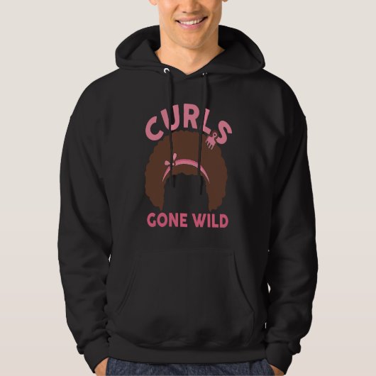 Curls Gone Wild Melanin Magic Hoodie (Voorkant)