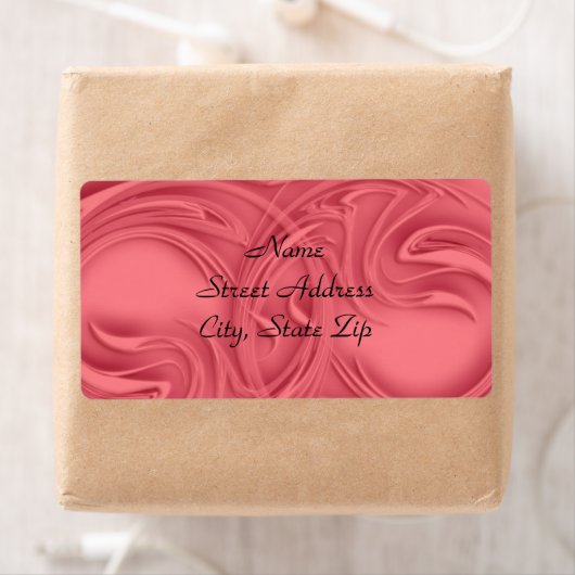 Curls over rood etiket (Insitu)