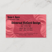 Curls over rood visitekaartje (Voorkant)