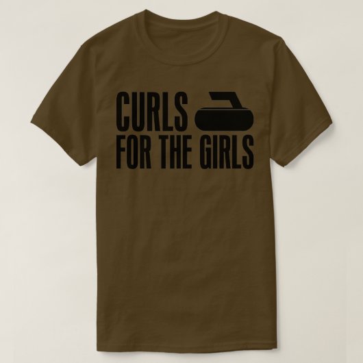 Curls voor de meisjes 2 t-shirt (Design voorkant)