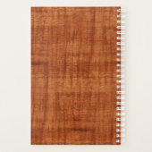 Curly Acacia Wood Grain look Planner (Achterkant)