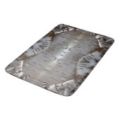 Curly Birch Bark Tree Rustic Badmat (Gekanteld)